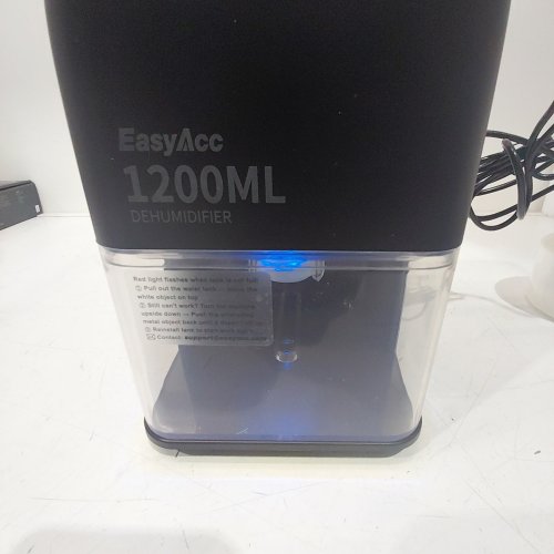 EASYACC 1200ML AIR PURIFYING DEHUMIDIFIER, ULTRA QUIET & AUTO SHUT OFF - WHITE image 2