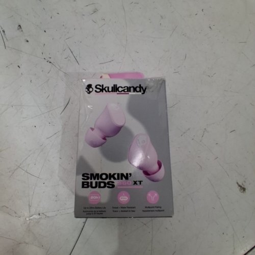 SKULLCANDY WIRELESS EARBUDS - UP TO 20 HR BATTERY LIFE; IPX4 - PINK (MODEL: SMOKIN' BUDS 360 XT) image 5