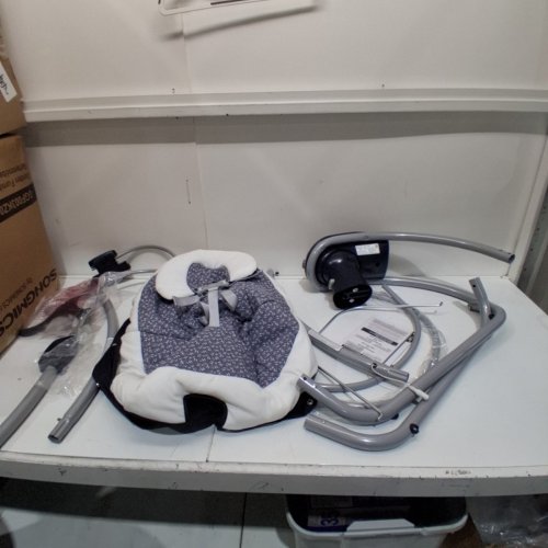 GRACO SIMPLE SWAY LX SWING WITH MULTI-DIRECTION SEAT, 10 SONGS, 5 NATURE SOUNDS, 6 SWING SPEED AND 2 SPEED VIBRATION - GREY - (MODEL: 2143050) image 2