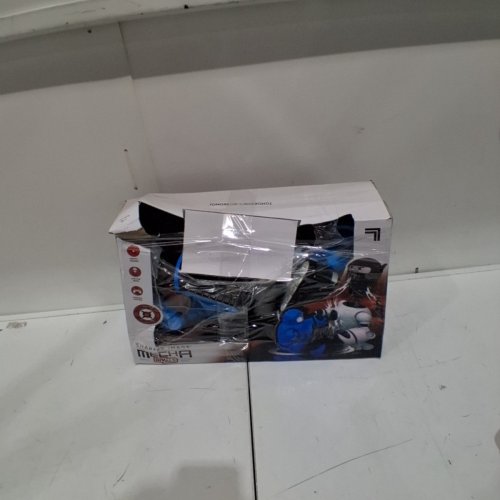 SHARPER IMAGE MECHA RIVALS JIB VS. JAB RC ROBOTS - BLUE / WHITE image 5