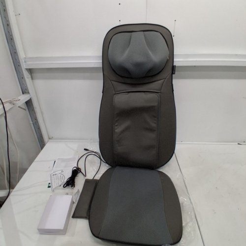 SNAILAX SHIATSU NECK & BACK MASSAGER HEAT MASSAGE CHAIRBACK PAD WITH REMOTE - 42W - GREY (MODEL: SL-233) image 3