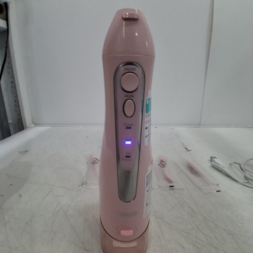 COSLUS ORAL WATER IRRIGATOR WITH VARIOUS TIPS - 300ML TANK - PINK (MODEL: C20) image 2