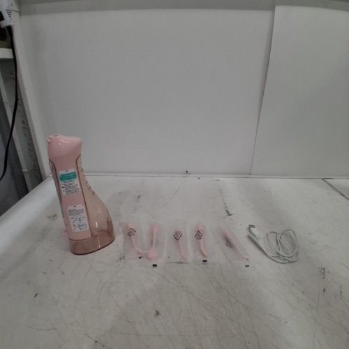 COSLUS ORAL WATER IRRIGATOR WITH VARIOUS TIPS - 300ML TANK - PINK (MODEL: C20) image 3