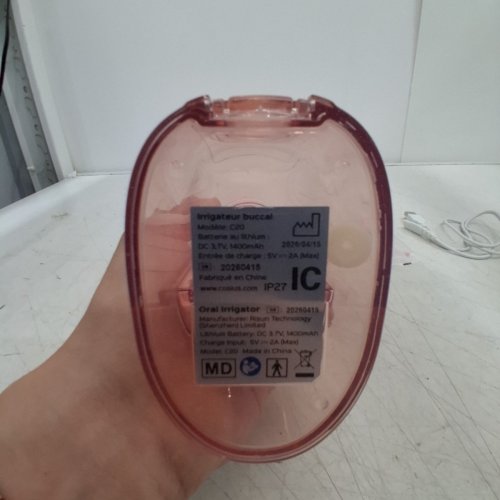 COSLUS ORAL WATER IRRIGATOR WITH VARIOUS TIPS - 300ML TANK - PINK (MODEL: C20) image 5