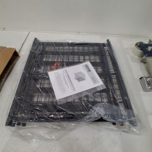 ROLLING SPORTS BALL STORAGE CART WITH ELASTIC STRAPS - 19" X 19" - BLACK (MODEL: ‎RF-RY-024) image 3