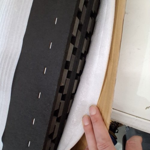 4PK ART3D FLUTED WOOD SLAT ACOUSTIC PANELS - 47.2" X 23.6" - MATTE BLACK image 3
