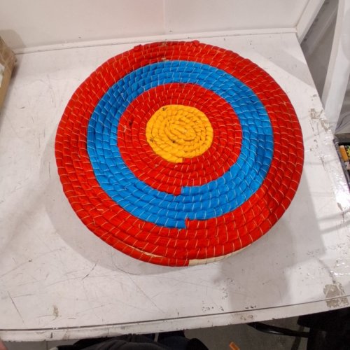 VEVOR TRADITIONAL SOLID STRAW ROUND ARCHERY TARGET FOR SHOOTING BOW - 20" - MULTICOLORED (MODEL: JP-05) image 2