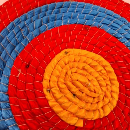 VEVOR TRADITIONAL SOLID STRAW ROUND ARCHERY TARGET FOR SHOOTING BOW - 20" - MULTICOLORED (MODEL: JP-05) image 3