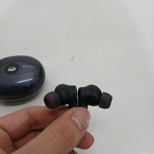 MONSTER CLARITY 8.0 ANC WIRELESS BLUETOOTH EARBUDS - IN EAR HEADPHONES WITH 50H PLAY TIME, HYBRID ACTIVE NOISE CANCELLING, 42DB DEEP BASS, 6 MICS, WIRELESS CHARGING CASE - BLUE (MODEL: MH22002) image 4