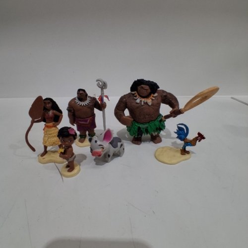 6PC MOANA CHARACTER FIGURES - ASSORTED COLOURS image 3