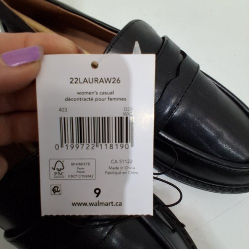 WOMEN'S GEORGE CASUAL LOAFER SHOES - 9 - BLACK (STYLE: 22LAURAW26) image 2
