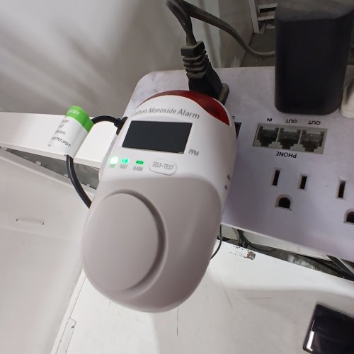 2PK HEMBISEN DIGITAL DISPLAY PLUG IN CARBON MONOXIDE DETECTORS - WHITE (MODEL: WA996) image 2