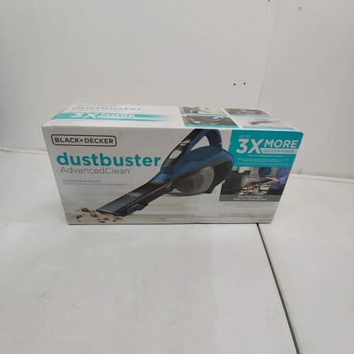 BLACK+DECKER LITHIUM DUSTBUSTER ADVANCEDCLEAN CORDLESS HAND VACUUM - 10.8V - 1.5AH - OCEAN BLUE (MODEL: HLVA315J22) image 5