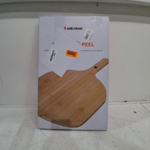SOLO STOVE BAMBOO PIZZA PEEL WOODEN SERVER BOARD - 12" X 19" - BROWN (MODEL: PIZZA-PEEL-BAMBOO-12) image 4