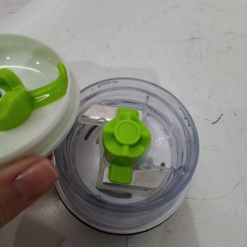 STARFRIT MANUAL MINI HAND ROLLING CHOPPER - CLEAR/WHITE image 3