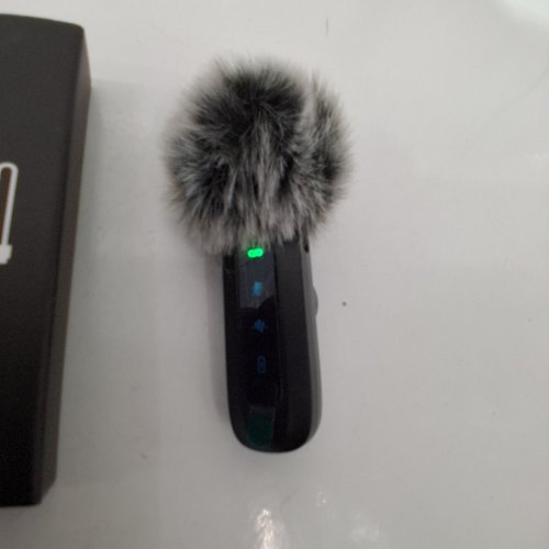 WIRELESS LAVALIER MICROPHONE WITH NOISE REDUCTION FOR FOR IPHONE, IPAD, ANDROID - BLACK image 2