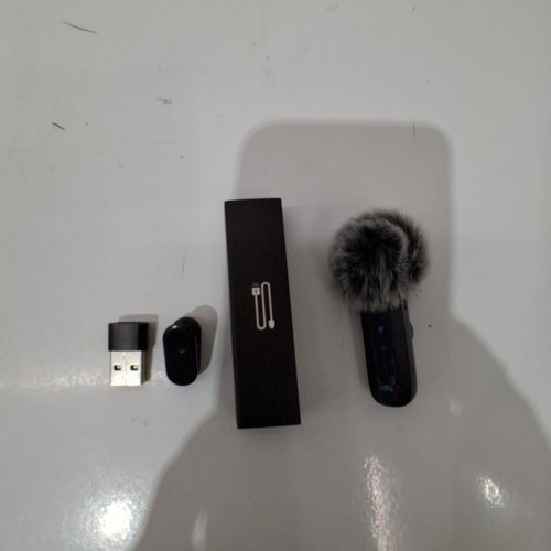 WIRELESS LAVALIER MICROPHONE WITH NOISE REDUCTION FOR FOR IPHONE, IPAD, ANDROID - BLACK image 3