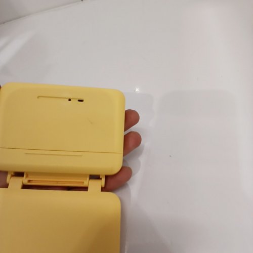 MEESMEEK SMALL FOLDABLE DIGITAL ALARM CLOCK - YELLOW (MODEL: 6201) image 5