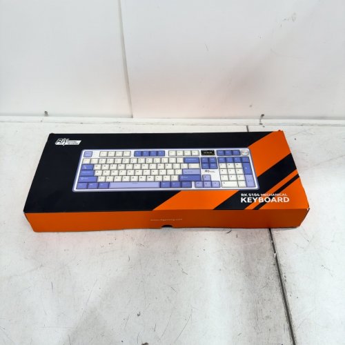 RK ROYAL KLUDGE S104 FULL SIZE WIRELESS MECHANICAL GAMING KEYBOARD WITH SCREEN & KNOB - PURPLE (MODEL: RK S104) image 3