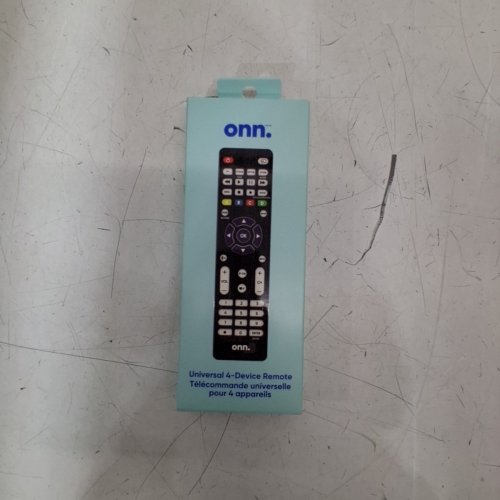 ONN. 4-DEVICE UNIVERSAL REMOTE CONTROL - COMPATIBLE WITH ALL MAJOR BRANDS - BLACK image 4