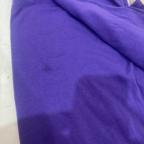 WOMEN'S UNITED COLORS OF BENETTON LONG SLEEVE SUPIMA COTTON TEE - LARGE - PURPLE (STYLE: 1805196) image 2