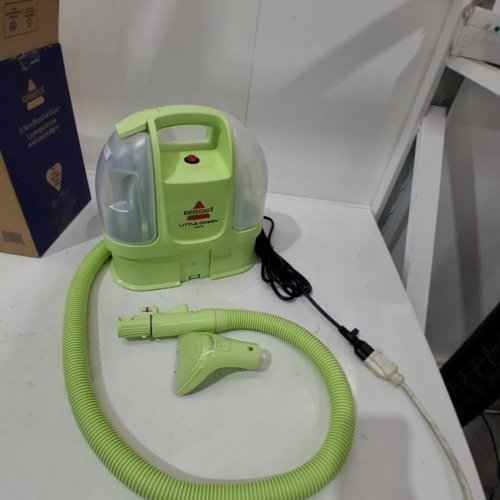 BISSELL LITTLE GREEN MINI CORDED PORTABLE CARPET AND UPHOLSTERY DEEP CLEANER WITH SELF-CLEANING TOUGH STAIN TOOL AND HYDRORINSE TOOL (MODEL: 4075B) image 3