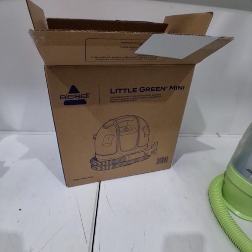 BISSELL LITTLE GREEN MINI CORDED PORTABLE CARPET AND UPHOLSTERY DEEP CLEANER WITH SELF-CLEANING TOUGH STAIN TOOL AND HYDRORINSE TOOL (MODEL: 4075B) image 5