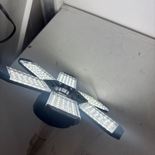 2PK 4 PANEL LED GARAGE LIGHT SET - 100W 6500K image 2