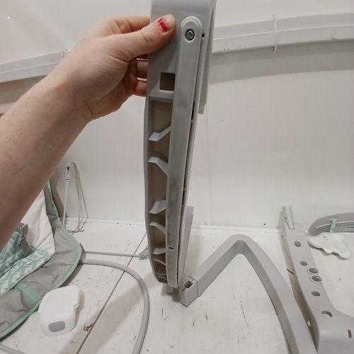 INGENUITY KEEP COZY 3-IN-1 GROW WITH ME VIBRATING BABY BOUNCER SEAT & INFANT TO TODDLER ROCKER - GREY/BLUE (MODEL: 12428) image 4