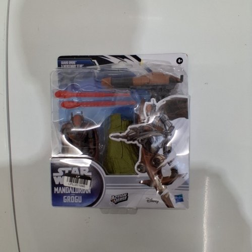 HASBRO STAR WARS THE MANDALORIAN GROGU ACTION FIGURE SET (STYLE: GUARD DROID & MERCENARY STAP) image 2