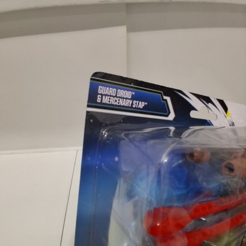 HASBRO STAR WARS THE MANDALORIAN GROGU ACTION FIGURE SET (STYLE: GUARD DROID & MERCENARY STAP) image 3