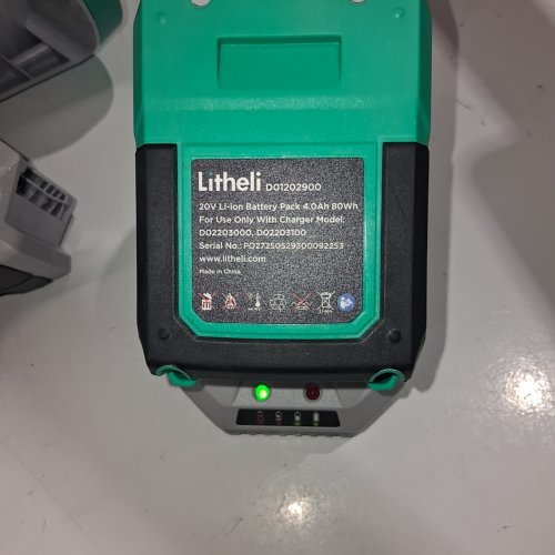 LITHELI CORDLESS LEAF BLOWER - 20 V *TOOL ONLY* (MODEL: E1-BRBC) image 2