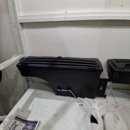 2PC GPLUS LEFT AND RIGHT TRUCK BED STORAGE TOOL BOX FOR 2017-2021 FORD F-250 AND F350 - BLACK image 6