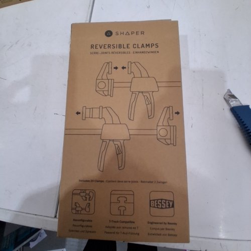 2 (2PK) SHAPER REVERSIBLE TAB LE CLAMPS (MODEL:EZR15SET-SPT-FOB) image 2