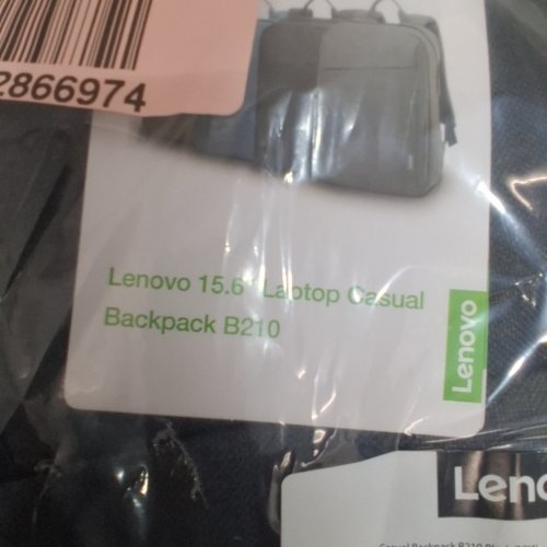 LENOVO LAPTOP CASUAL BACKPACK - 15.6" - BLACK (MODEL: B210) image 2