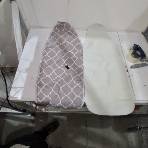 EXTRA THICK REPLACEMENT IRONING BOARD COVER - STANDARD SIZE 12" X 14" - GREY/WHITE image 2