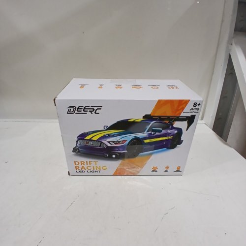DEERC RC DRIFT CAR 4WD 2.4GHZ REMOTE CONTROL CAR FOR KIDS W/LED LIGHTS WITH 2 SHELLS - MULTICOLOR image 5