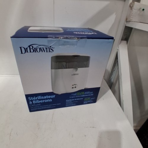 DR. BROWN'S DELUXE BOTTLE STERILIZER - HOLDS 6 BOTTLES - WHITE/GREY (MODEL: AC045) image 5