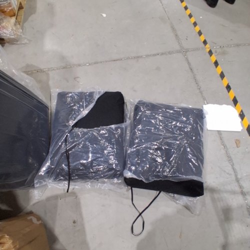 3PC PAKUNODA OUTDOOR LOVESEAT CUSHION SET - 46" X 26" - BLACK image 2
