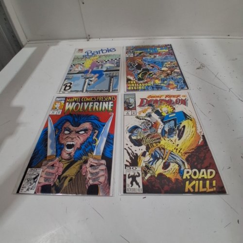 4 ASSTD MARVEL COMIC BOOKS - DEATHLOK #9, MARVEL COMICS PRESENTS #93, MYS-TECH WARS #1 OF 4, BARBIE #13 - VARIOUS AUTHORS image 2