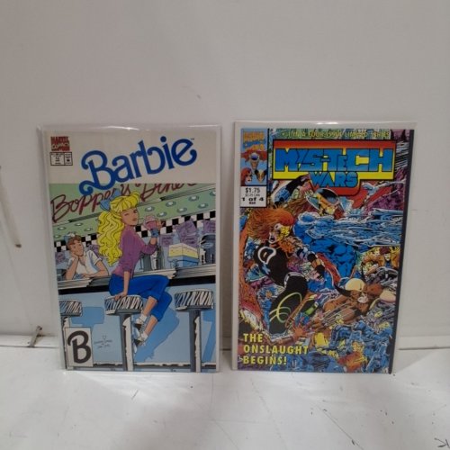4 ASSTD MARVEL COMIC BOOKS - DEATHLOK #9, MARVEL COMICS PRESENTS #93, MYS-TECH WARS #1 OF 4, BARBIE #13 - VARIOUS AUTHORS image 3
