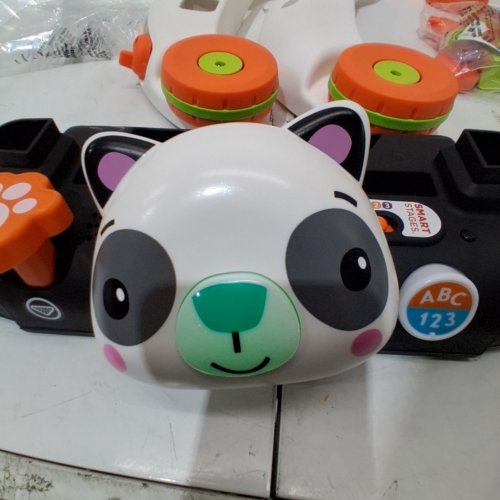 FISHER-PRICE 2-SIDED STEADY SPEED PANDA WALKER INTERACTIVE BABY TOY WITH LIGHT, 100+ SONGS, SOUNDS & PHRASES (MODEL: ‎HGM26) image 2