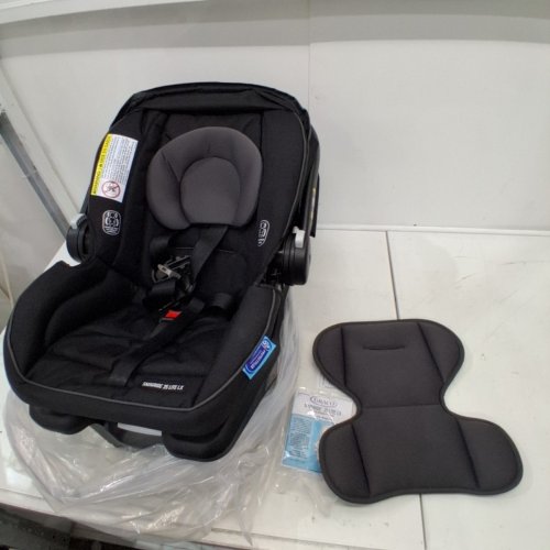 GRACO SNUGRIDE 35 LITE LX INFANT CAR SEAT - 4-35LBS CAPACITY - GOTHAM FASHION BLACK/GREY (MODEL: 2143034) image 3