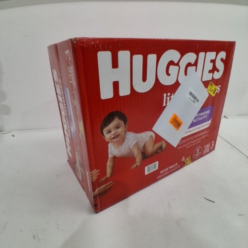 136PK HUGGIES LITTLE MOVERS BABY DIAPERS - SIZE 3 image 2