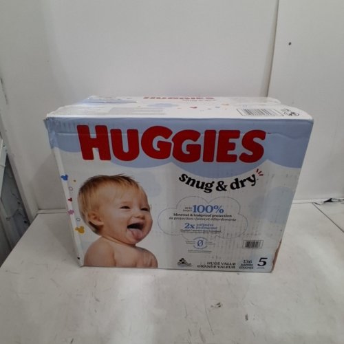 136PK HUGGIES DISNEY BABY SNUG AND DRY DISPOSABLE DIAPERS - SIZE 5 (27LBS+) image 3