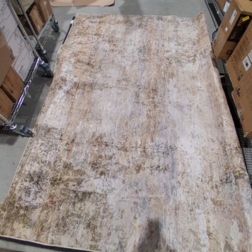 ELEGANT AREA RUG WITH NON-SLIP BACKING - 9FT X 12FT - BEIGE / MULTICOLOR image 2