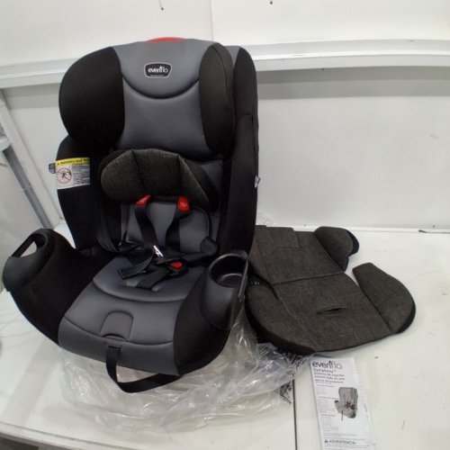 EVENFLO SYMPHONY SPORT 3 IN 1 CAR SEAT INFANT/CONVERTIBLE/BOOSTER - MEDIUM - BLACK SHADOW - (MODEL: 34512335C) image 3