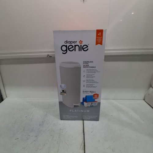 DIAPER GENIE SIGNATURE PLATINUM DIAPER PAIL - 27" - WHITE image 5