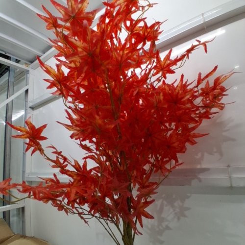 NEARLY NATURAL AUTUMN MAPLE ARTIFICIAL TREE - 4FT - ORANGE/BROWN (MODEL: T2796-OG) image 3