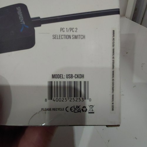 SABRENT 2-PORT USB TYPE-C KVM SWITCH WITH 60W POWER DELIVERY - BLACK (MODEL: USB-CKDH) image 2